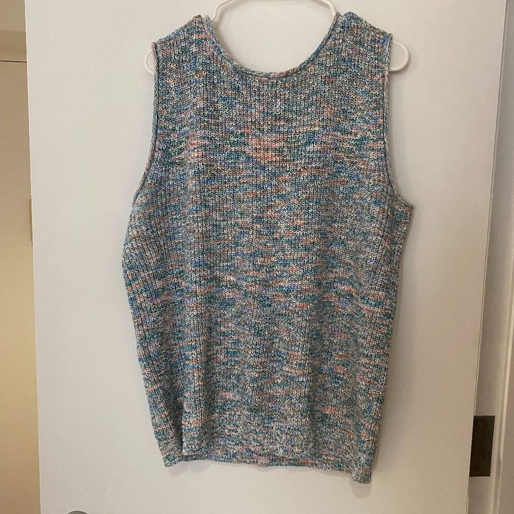 Loft Plus Spacedye Sweater Tank